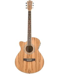 Chord N5z-lh Native Zebrano Electro-acoustic Guitar Left-hand