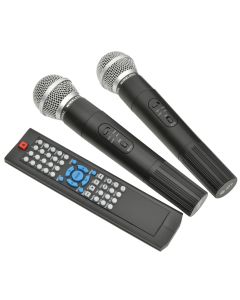 Qtx Pav8 Portable Pa Set + 2 Uhf Mics Cd/dvd Usb/sd & Bluetooth