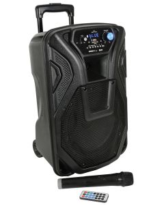 QTX Busker 10 Portable PA Speaker Wireless MICS USB SD FM Bluetooth