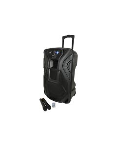 Qtx Busker-15 Pa + 2 X Vhf Mics + Usb/sd/fm/bt