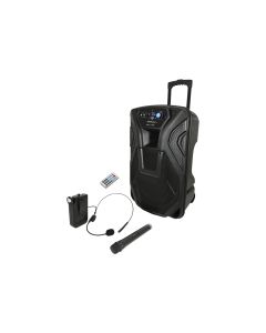 Busker-15u Portable PA Speaker With Bluetooth ,Handheld Headset Microphones