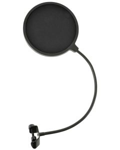 Microphone Pop Screen With Standard Clamp, Citronic Mpops