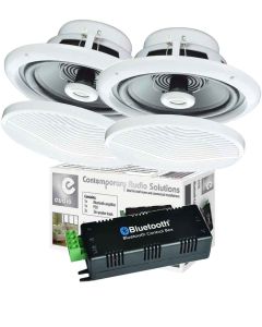 30w Bluetooth Stereo Amplifier, Ceiling Speaker Kit, Free Cables b425bl B1