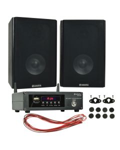 Wifi Bluetooth Streaming Amplifier 2x Bookshelf HIFI Speakers Package