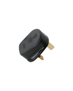 Mercury Uk Mains Plug 13a Fuse Black