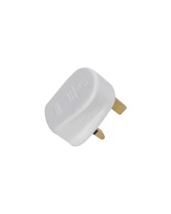 Mercury Uk Mains Plug 5a Fuse White