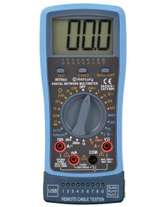 Mercury Mtn02 Professional Digital Multimeter With Network And Usb Cable Tester