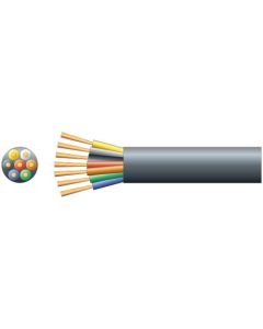Mercury Lighting/trailer Cable 7 X (22 X 0.2mm Dia) Black 100m