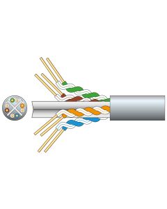 Mercury Cat6 U/utp Network Cable 100m Grey