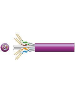 Mercury Cat6a U/ftp Lszh Network Cable 305m Lilac