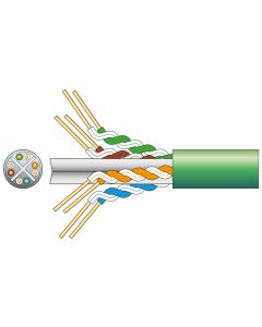 Mercury Cat6 U/utp Network Cable 305m Green