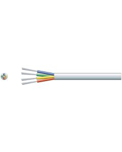 Mercury 4 Core Alarm Cable Tcca Conductor White 100m