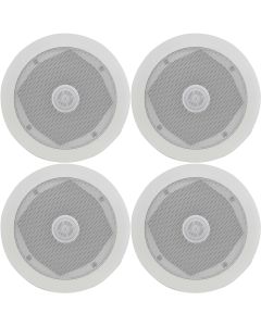 4x Ceiling Wall Surround Sound Speakers 80w 5.25in 952.528 B