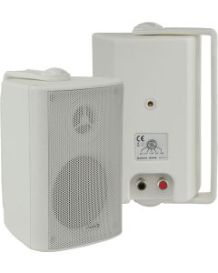 3INCH 60W White Wall Mount Bookshelf Speaker, 952.710