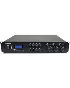 Adastra A6 3-Zone 6x200W Stereo Mixer Amplifier Bluetooth, FM, Media Player