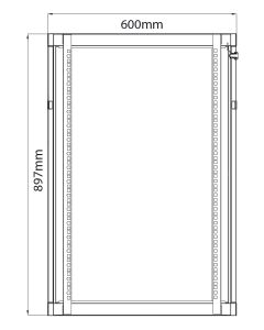 Adastra Rc18u450 18u 19in Rack Cabinet 450mm Deep