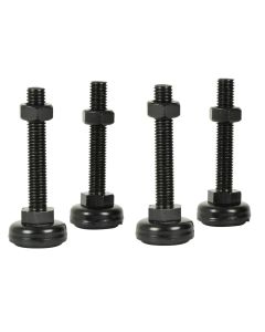 Adastra Rcf-4 Adjustable Feet For Rack Cabinets - Set Of 4