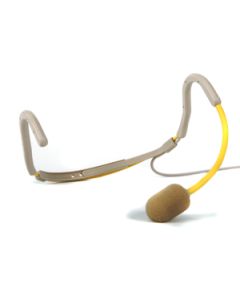 Trantec MIC-X66-YEL HM-66 Aerobic Headworn Microphone Yellow Gooseneck