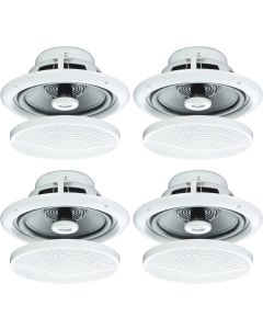 4x Ceiling Speakers, 5inch 80w Moisture Resistant for Bathroom or Kitchen b402 B