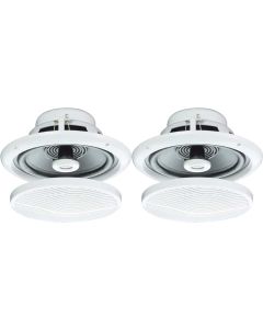 E-audio Pair 5" Moisture Resistant Ceiling Speakers 80W For Bathroom