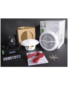 E-Audio B402BL Bluetooth Ceiling Speaker Kit for Kitchen Bathroom Bedroom