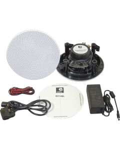 E-Audio Bluetooth Bathroom Speaker System 2x 5.25" Ceiling Speakers