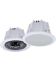 e-audio Domestic & Commercial 8" 2 Way Ceiling Speakers Pair (8 Ohms 180W) PAIR