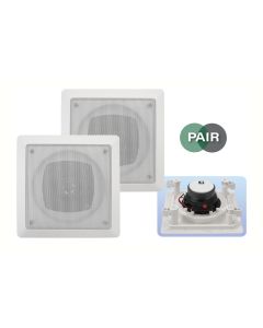 E-audio 8" 2 Way Ceiling Speakers 8ohms 180W White