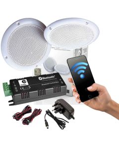 Bathroom Kitchen Ceiling Speakers and Wireless Bluetooth Amplifier System
