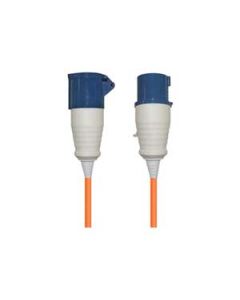 16A High Current Extension Lead With Orange 2.5mm Cable 10m