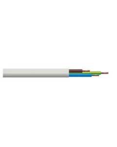 White Cable Round 3 Core 1.5mm Pvc Flex 15a 3183y