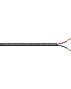 100m Hiflex-2 2x1.5mm CSA Oxygen Free Copper Cored Black Speaker Cable