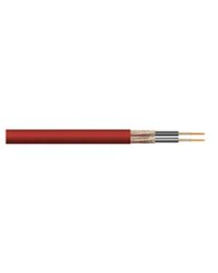 Heavy Duty 2 Core Screened Microphone Cable 100m (Colour Red)