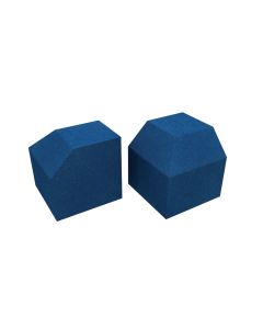 30 X 30 X 30cm Corner Acoustic Cube (Pack of 2)  Electric Blue