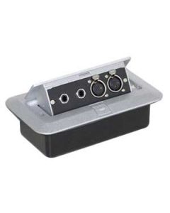 Pop-up AV Combination Plate with Jack Sockets & 3 Pin XLR