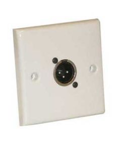 White Single Flush Surface Mount Signal Outlet Plate Fitted NC3MDL1