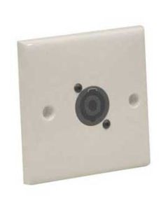 AV Wall Plate With 1 x Speakon  NL4MP) Speaker Connector