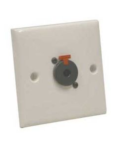 AV Wall Plate With 1 x Locking Jack Socket (NJ3FP6C)