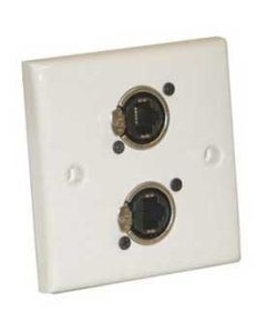 AV Wall Plate With 2 x Ethercon Socket(NE8FDV)