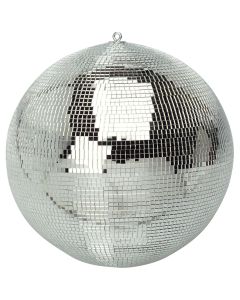 Silver Mirror Ball with Dual Hanging Points Dia 400mm 16 inch