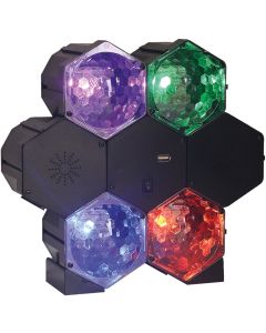 4-Way LED Light Effect with Bluetooth Speaker