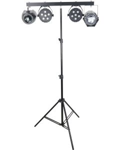 FX Lab 4-Way DJ Light Stand Set