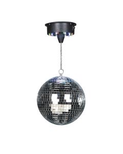 Cheetah 8 Inch Mirror Ball Kit, Built in LED lights
