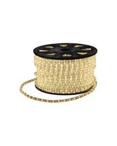 90m Ice White Static LED Rope Light Kit With Wiring Accessories Kit 