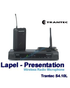 Trantec S4.10 Lapel Wireless Radio Microphone S4.10-L-EB-GG3  ch38