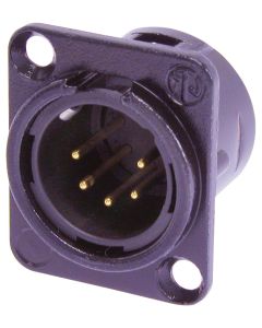 Neutrik Nc5md-l-b-1 Male  5 Pin Xlr Chassis Connector