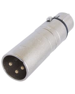 Neutrik NA3FM 3 Pin XLR Female to 3 Pin XLR Male Adaptor