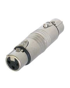 Neutrik Na3ff 3 Pin Xlr Female To 3 Pin Xlr Female Adaptor Coupler