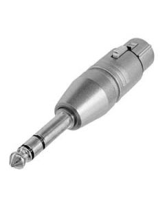 Neutrik Na3fp 3 Pin Xlr Female To 6.35mm Stereo Jack Plug Adaptor