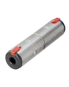 Neutrik 2x NA3JJ 6.35mm Stereo Locking Jack Socket.  Adaptor